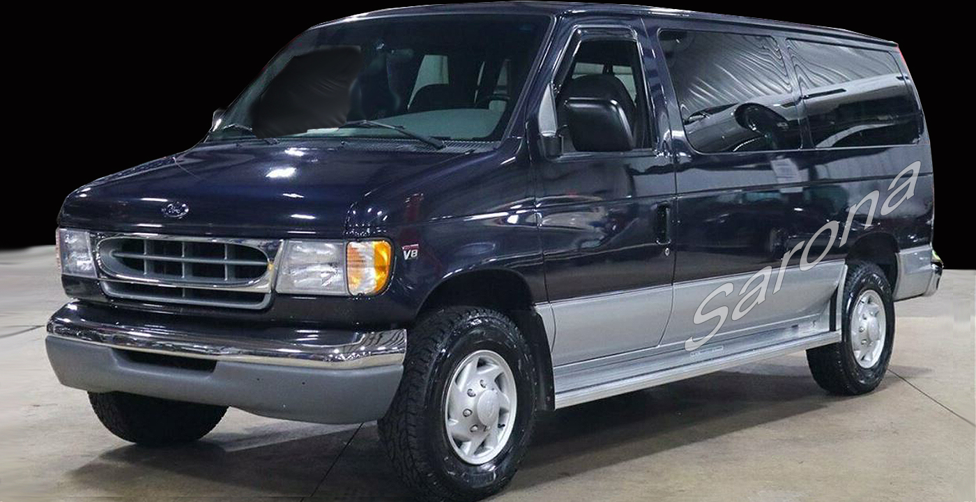 Custom Ford Econoline Van  Short Wheel Base Running Boards (1992 - 2014) - $590.00 (Part #FD-017-SB)